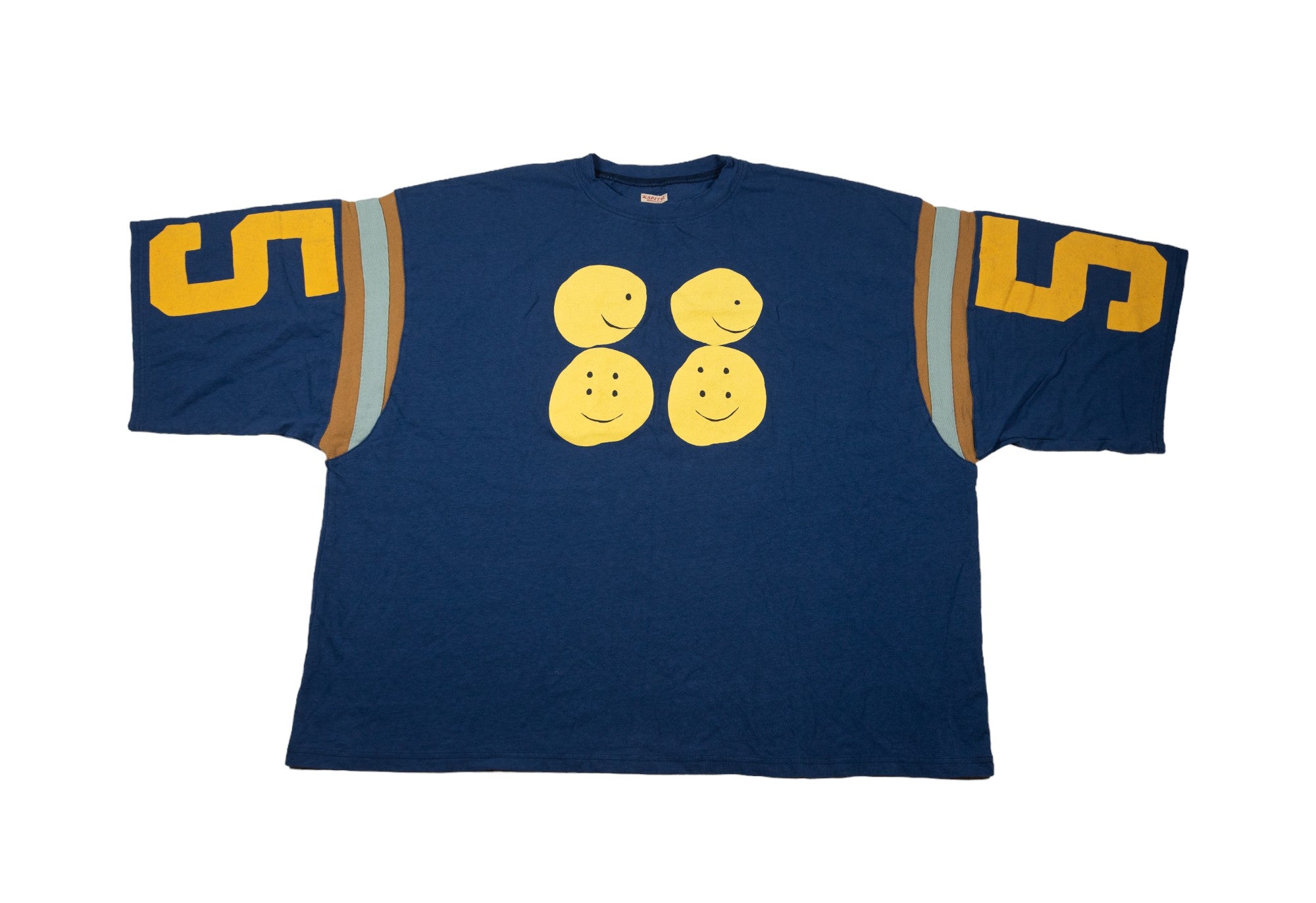 Kapital Smiley Football Top Navy