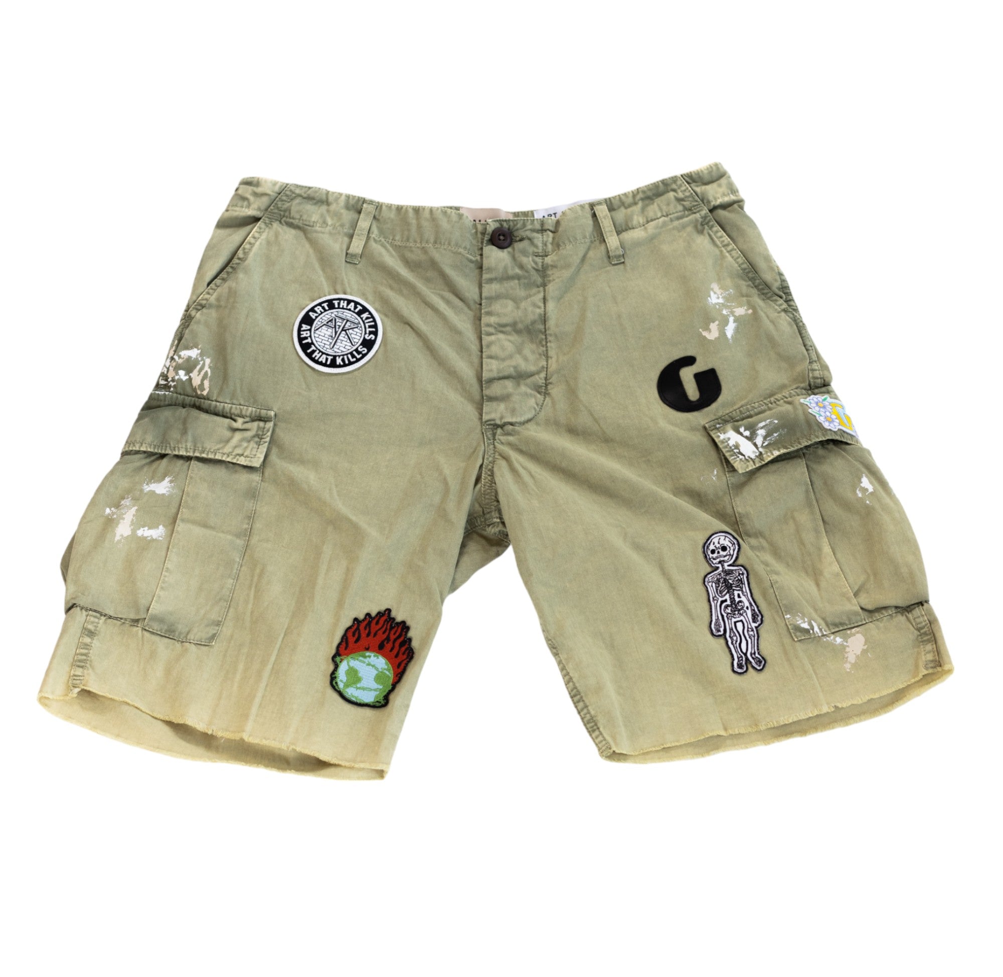 Kenzie Fatigue Cargo Shorts